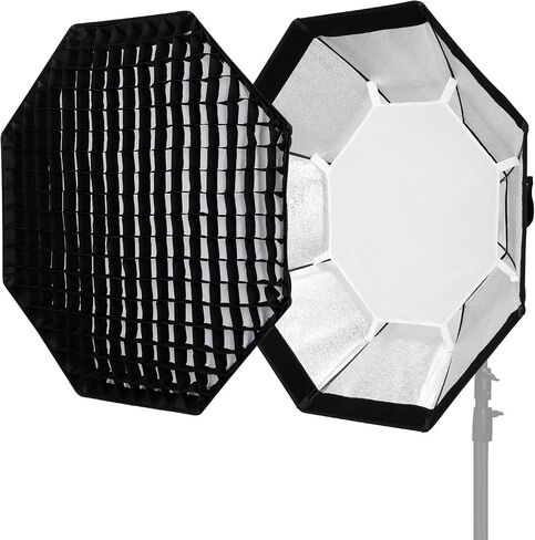 Godox FW95 37 بوصة/95 سم عاكس سوفت بوكس ​​مثمن مع شبكة قرص العسل وحقيبة لفلاش Speedlight (حامل بوينز) in Kuwait
