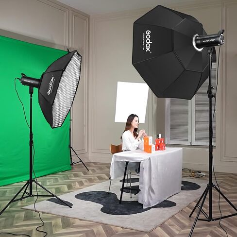 Godox FW95 37 بوصة/95 سم عاكس سوفت بوكس ​​مثمن مع شبكة قرص العسل وحقيبة لفلاش Speedlight (حامل بوينز) in Kuwait