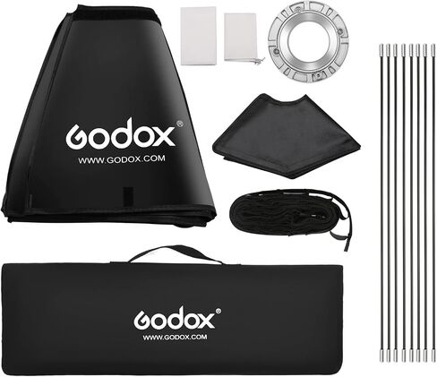 Godox FW95 37 بوصة/95 سم عاكس سوفت بوكس ​​مثمن مع شبكة قرص العسل وحقيبة لفلاش Speedlight (حامل بوينز) in Kuwait