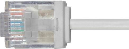كابل تصحيح Monoprice Micro Slimrun Cat6 Ethernet - 50 قدم - أسود، مجدول، 550 ميجا هرتز، Utp، سلك نحاسي عاري نقي، 32AWG in Kuwait