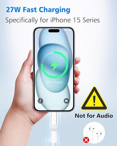 4 عبوات من yootech لمحول Lightning أنثى إلى USB C ذكر، يدعم الشحن السريع ونقل البيانات بقدرة 27 وات PD، محول USB C إلى Lightning لهاتف iPhone 15 Pro Max Plus، Samsung، لأجهزة iPad، وليس للصوت/OTG، فضي in Kuwait