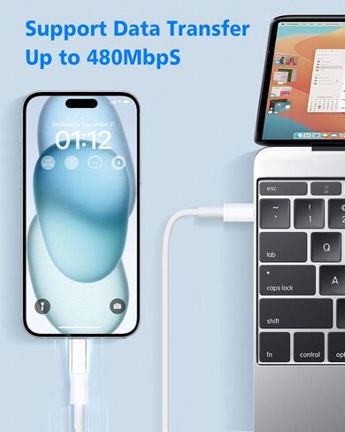 4 عبوات من yootech لمحول Lightning أنثى إلى USB C ذكر، يدعم الشحن السريع ونقل البيانات بقدرة 27 وات PD، محول USB C إلى Lightning لهاتف iPhone 15 Pro Max Plus، Samsung، لأجهزة iPad، وليس للصوت/OTG، فضي in Kuwait