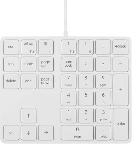Qisan Numeric Keypad 34 Keys (30%) Mini Multifunctional Wired Number Keypad Black Magicforce | Number Pad for Laptop | Gaming Keypad for Pc | Laptop Accessories | Keypad for Computer-Black Magicforce in Kuwait