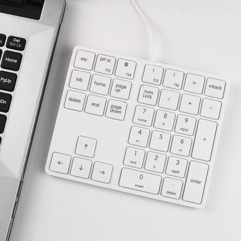 Qisan Numeric Keypad 34 Keys (30%) Mini Multifunctional Wired Number Keypad Black Magicforce | Number Pad for Laptop | Gaming Keypad for Pc | Laptop Accessories | Keypad for Computer-Black Magicforce in Kuwait