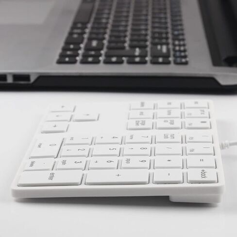 Qisan Numeric Keypad 34 Keys (30%) Mini Multifunctional Wired Number Keypad Black Magicforce | Number Pad for Laptop | Gaming Keypad for Pc | Laptop Accessories | Keypad for Computer-Black Magicforce in Kuwait