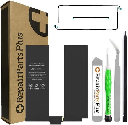 Repair Parts Plus for iPad Pro 11 (1st Gen) Battery Replacement A2042 Premiuim Kit (2018, A1980 | A2013 | A1934) + Tools + Adhesive in Kuwait