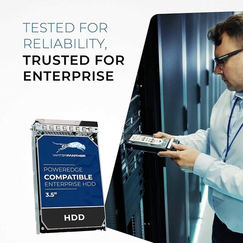 WP 16TB SAS 12Gb/s 7.2K RPM 3.5" HDD for Dell PowerEdge Servers | Enterprise Hard Drive in 14G 15G Tray | Compatible with Poweredge (Renewed) in Saudi Arabia