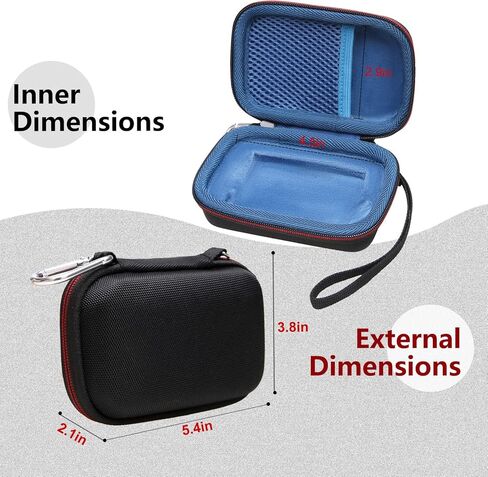 LTGEM Case for Samsung T7 Shield 1TB 2TB Portable SSD External Solid State Drive - Hard Protective Cover Storage Bag,Grey in Kuwait