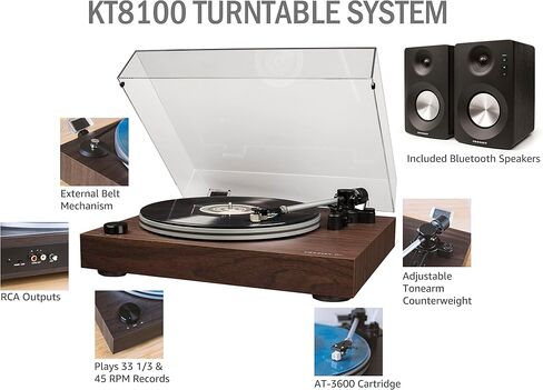 Crosley C8A-WA Record Player, Walnut in Kuwait