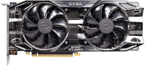 EVGA GeForce RTX 2080 Ti Black Edition Gaming, 11GB GDDR6, Dual HDB Fans & RGB LED Graphics Card 11G-P4-2281-KR (Renewed) in Saudi Arabia