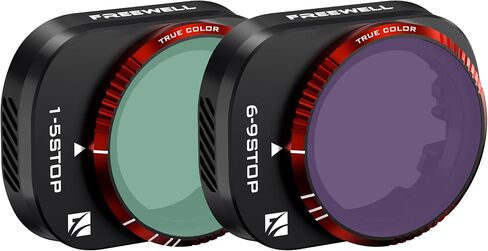 Freewell Variable ND (Mist Edition) 2-5 Stop، 6-9 Stop 2 Pack VND Filters متوافق مع Mini 3 Pro/Mini 3 in Kuwait