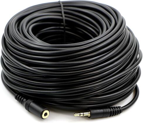 3.5mm Stereo Male to Female Extension Audio Cable Cord (1 Feet) in Saudi Arabia