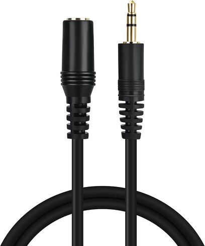 3.5mm Stereo Male to Female Extension Audio Cable Cord (1 Feet) in Saudi Arabia