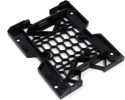 Quluxe 2.5'' or 3.5'' to 5.25'' SSD HDD Mounting Bracket, Internal Hard Disk Drive Bays Holder Adapter for PC with Screws (Pack of 4) in Saudi Arabia