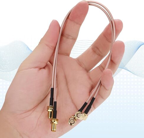 كابل BLTIATLE SMA 2 حزمة 12 بوصة SMA أنثى حاجز إلى SMA ذكر كابل تمديد هوائي الزاوية اليمنى RG316 SMA كابل تمديد متوافق مع جهاز توجيه 4G LTE، خلوي، مستقبل RTL SDR in Kuwait