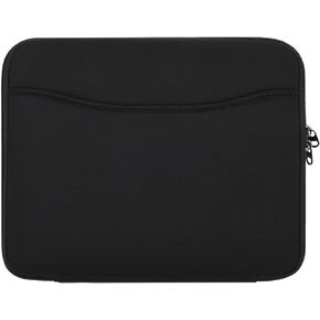 CaSZLUTION iPad Pro Sleeve for 12.9 inch New iPad Pro M2 & M1 2022-2018 with Smart/Magic Keyboard Bag Case, Neoprene Sleeve Case with Pencil Holder, Front Pocket Tablet Accessories - Black