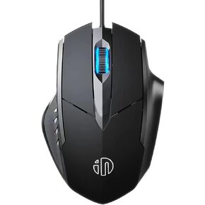 Censprin USB Computer Mouse Wired, Silent Click Corded Mouse 3-Button Wired Optical Mouse, Office and Home Mice, Ergonomic Shape for Windows Computers, Macs, iPad, PC and Laptops in Saudi Arabia