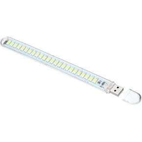 PATIKIL USB Night Light, Portable Plug-in Small LED Light Stick with 24 Lamp Beads with Touch Sensor Switch USB Light for Bathroom Bedroom Reading Sleeping Camping, White