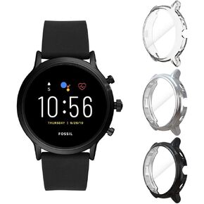 Suoman 3-Pack for Fossil Gen 5 Carlyle Protector Case, for Fossil Gen 5 Carlyle All-Around Protective TPU Bumper Cover Screen Protector Case (Not Fit for Fossil Gen 6 and for Fossil 5E) in Kuwait