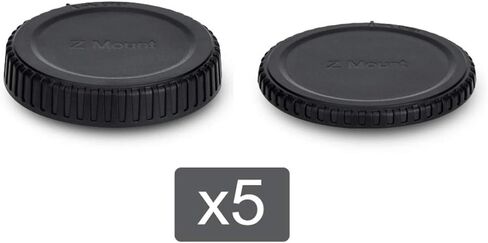 JJC 2-Pack Nikon Z Mount Rear Lens Cap & Body Cap for Nikon Z50 Z30 Z7 Z6 | Replaces Nikon LF-N1 Lens Cap & BF-N1 Body Cap, for Nikon ZR Z30 Z50 II Z5 II Z6 III II Z7 II Z8 Z9 Z fc Zf, Dustproof, ABS in Saudi Arabia
