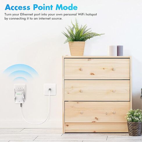 موسع واي فاي، معزز إشارة موسعات واي فاي للمنزل، 2023 أحدث معزز واي فاي ومضخم إشارة يصل إلى 8470 قدم مربع، معزز الإنترنت، مكرر مع منفذ إيثرنت ونقطة وصول، إعداد بنقرة واحدة، 2.4 جيجا هرتز in Kuwait