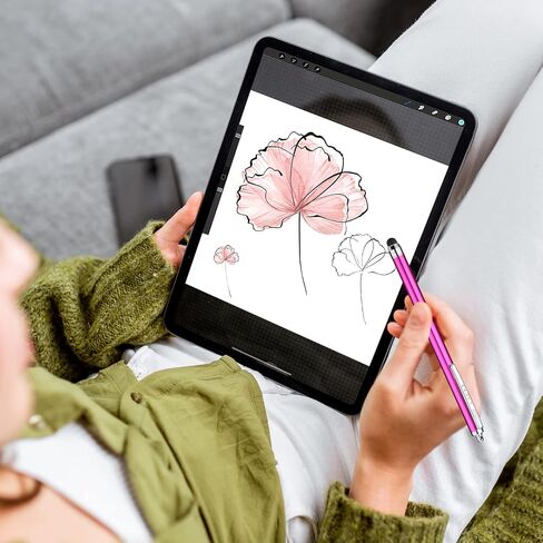 Stylus Pens for Touch Screens iPad iPhone Kindle Fire (Pink/Purple/Aqua Blue) in Kuwait