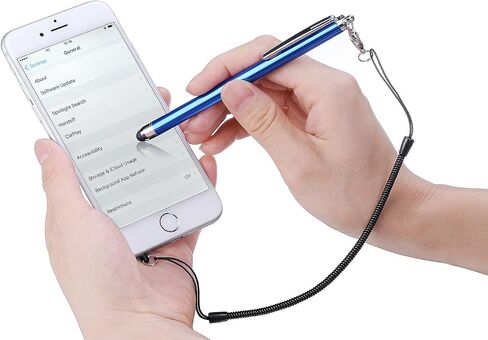Stylus Pens for Touch Screens iPad iPhone Kindle Fire (Pink/Purple/Aqua Blue) in Kuwait