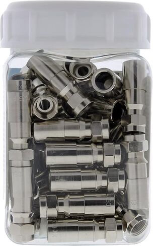 موصل ضغط RTQ RG-6 RTQ 92-650 من شركة أيديال (عبوة من 50 قطعة) in Saudi Arabia
