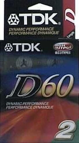 Pk/2 x 12: Tdk Normal Bias 60 Minute Cassette Tapes (D-60L2) in Saudi Arabia