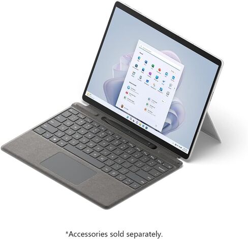 Microsoft Surface Pro 9 (2022), 13" 2-in-1 Tablet & Laptop, Thin & Lightweight, Intel 12th Gen i7 Fast Processor for Multi-Tasking, 16GB RAM, 256GB Storage with Windows 11, Graphite in Saudi Arabia