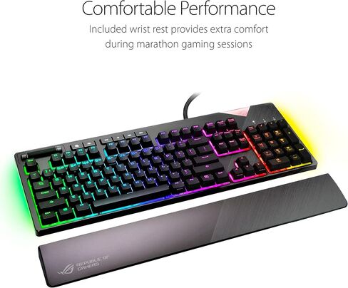 لوحة مفاتيح ميكانيكية للألعاب ASUS ROG Strix Flare Pnk (Cherry MX Red) إصدار محدود ولوحة ماوس ألعاب ممتدة إصدار محدود من ROG Sheath PNK، خفيفة ومحمولة وماوس ألعاب بصري، وردي in Saudi Arabia