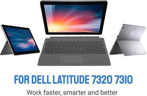 لوحة مفاتيح للسفر قابلة للفصل لجهاز Dell Latitude 7320 7310، لوحة مفاتيح بديلة أصلية جديدة بدون خياطة لوحة مفاتيح كمبيوتر محمول بإضاءة خلفية مع لوحة لمس لأجهزة Dell in Kuwait