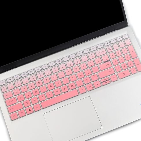 غطاء لوحة مفاتيح لجهاز Dell Inspiron 15.6 بوصة 15 3000 5000 7000 3510 3511 3515 3525 3530 3535 5510 5515 5518 7510، Inspiron 16 7610، Vostro 15 3510 5510 5515، Latitude 3520 ، (لا يناسب Dell G5 G15) -أسود in Kuwait