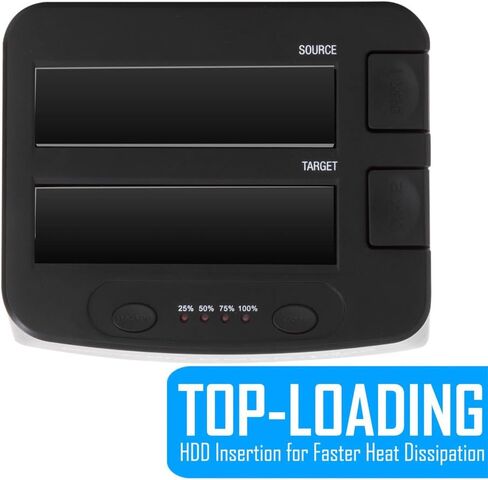 كينج وين قاعدة توصيل القرص الصلب بمنفذ USB 3.0 الى ساتا/SSD مع وظيفة استنساخ بدون اتصال متوافق مع قرص صلب ساتا 2.5 انش/3.5 انش (ساتا I/II/III). تصميم خالٍ من الأدوات، يدعم محركات 2x8TB وUASP in Kuwait