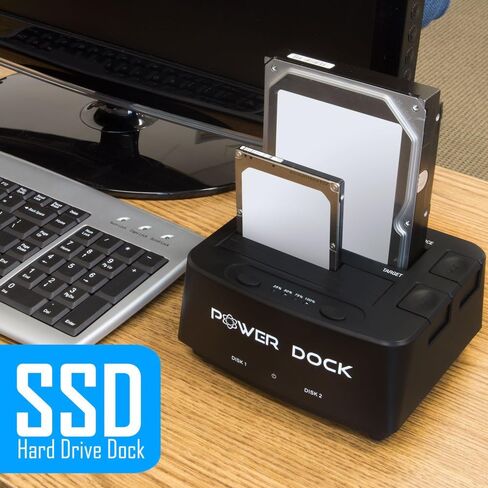 كينج وين قاعدة توصيل القرص الصلب بمنفذ USB 3.0 الى ساتا/SSD مع وظيفة استنساخ بدون اتصال متوافق مع قرص صلب ساتا 2.5 انش/3.5 انش (ساتا I/II/III). تصميم خالٍ من الأدوات، يدعم محركات 2x8TB وUASP in Kuwait