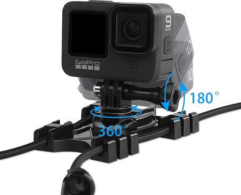 Aluminum Tennis & Pickleball Fence Phone Mount with Shade | Game Changer Mounting Kit with 360-Degree Rotation for iPhone, Gopro, Mevo Start for Tennis, Baseball, Pickleball, Softball in Kuwait