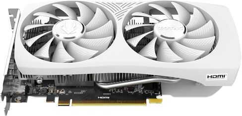 ZOTAC Gaming GeForce RTX 4060 8GB Twin Edge OC White Edition DLSS 3 8GB GDDR6 128-bit 17 Gbps PCIE 4.0 Compact Gaming Graphics Card, ZT-D40600Q-10M in Saudi Arabia