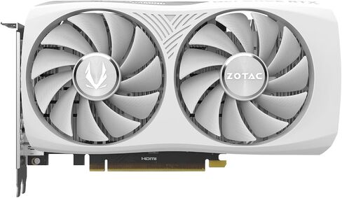 ZOTAC Gaming GeForce RTX 4060 8GB Twin Edge OC White Edition DLSS 3 8GB GDDR6 128-bit 17 Gbps PCIE 4.0 Compact Gaming Graphics Card, ZT-D40600Q-10M in Saudi Arabia