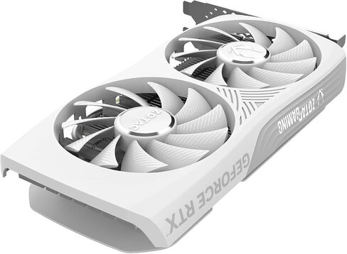 ZOTAC Gaming GeForce RTX 4060 8GB Twin Edge OC White Edition DLSS 3 8GB GDDR6 128-bit 17 Gbps PCIE 4.0 Compact Gaming Graphics Card, ZT-D40600Q-10M in Saudi Arabia