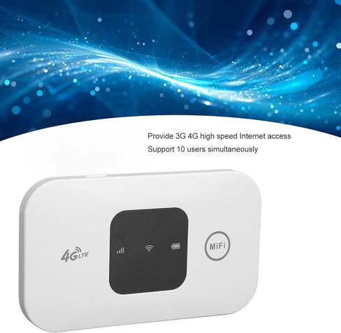 جهاز توجيه مودم 4G LTE غير مقفل H5577 مع فتحة لبطاقة SIM، جهاز واي فاي عالي السرعة 150 ميجابت في الثانية، نقطة اتصال متنقلة صغيرة واي فاي للسفر والعطلات والتخييم in Saudi Arabia