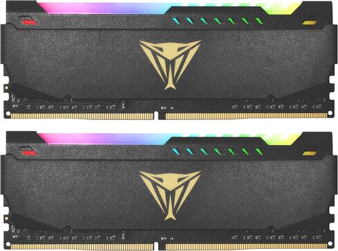 Patriot Viper Steel RGB DDR4 RAM 32GB (2X16GB) 3200MHz CL16 UDIMM Desktop Gaming Memory Kit - PVSR432G320C6K in Saudi Arabia