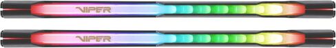 Patriot Viper Steel RGB DDR4 RAM 32GB (2X16GB) 3200MHz CL16 UDIMM Desktop Gaming Memory Kit - PVSR432G320C6K in Saudi Arabia