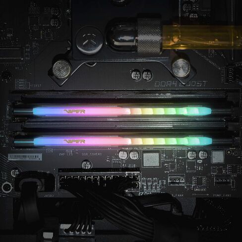 Patriot Viper Steel RGB DDR4 RAM 32GB (2X16GB) 3200MHz CL16 UDIMM Desktop Gaming Memory Kit - PVSR432G320C6K in Saudi Arabia