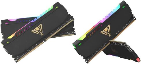 Patriot Viper Steel RGB DDR4 RAM 32GB (2X16GB) 3200MHz CL18 RGB Memory in Saudi Arabia
