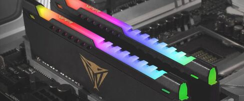 Patriot Viper Steel RGB DDR4 RAM 32GB (2X16GB) 3200MHz CL18 RGB Memory in Saudi Arabia