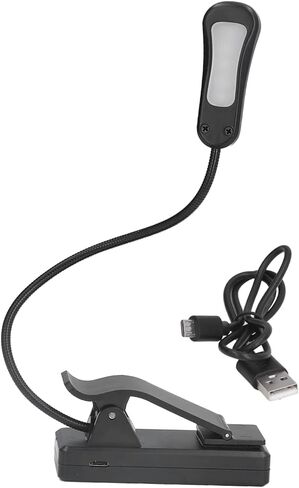 Weohoviy LED كتاب ضوء 3000K6500K 360 درجة خرطوم عالمي شحن USB محمولة ضوء للقراءة لسطح المكتب سرير النوم in Kuwait