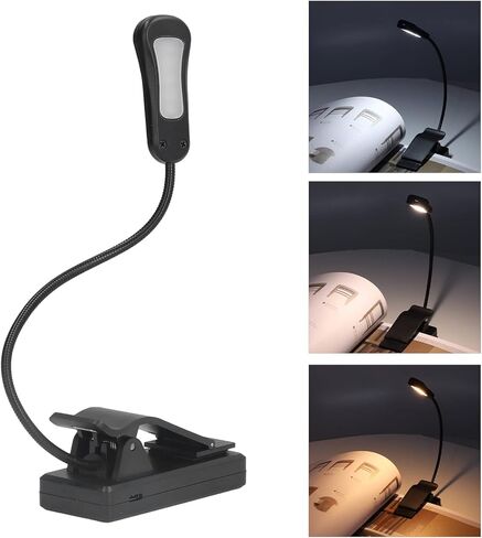 Weohoviy LED كتاب ضوء 3000K6500K 360 درجة خرطوم عالمي شحن USB محمولة ضوء للقراءة لسطح المكتب سرير النوم in Kuwait