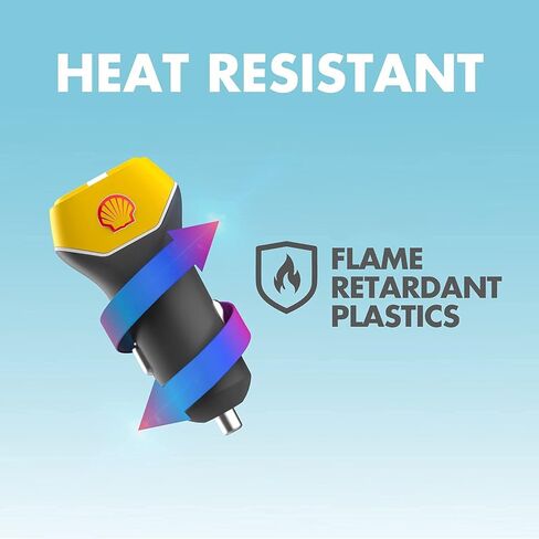 Shell Car Charger USB C, 63W 3 Port iPhone Car Charger Fast Charging,45W PD USB C for iPhone 13 /Pro/Max/Mini, iPad Pro/Air/Mini, MacBook Air/Pro, Google Pixel, Tablets, GPS. in Kuwait