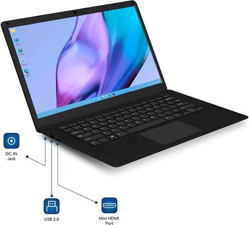 UNXAI 14inch Windows 11 Laptop Computer Intel Celeron Windows Laptop 4GB RAM 64GB Storage School Laptop Computer for Business in Saudi Arabia