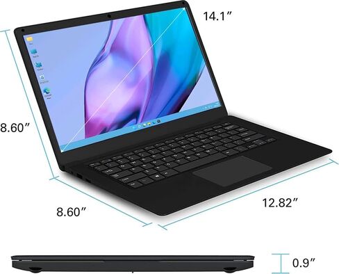 UNXAI 14inch Windows 11 Laptop Computer Intel Celeron Windows Laptop 4GB RAM 64GB Storage School Laptop Computer for Business in Saudi Arabia